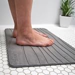 Sutera Diatomaceous Stone Mat de bain rapide sèche Absorbent Salle de bains Sol & Kitchen Sink Mat , Pierre de douche antidérapante , Séchage rapide Tapis de bain en diatomite pour salle de bains
