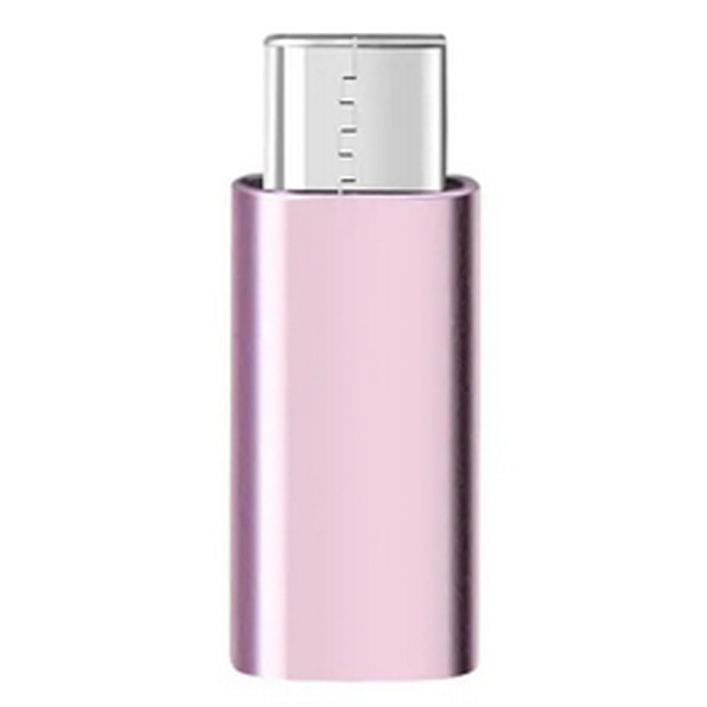 Amazon.co.jp: イヤホン変換アダプタ ピンク Type-C(オス)から