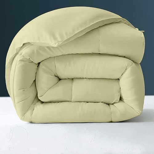 Image of Day Care - 500 GSM Hotel Quality-Down Alternative Microfiber Comforter for Heavy Winter Double Bed Comforter /Blanket /Rajai (90 inch x 100 inch Inches /228cm x 228cm) - Comforter Double Bed|Ivory