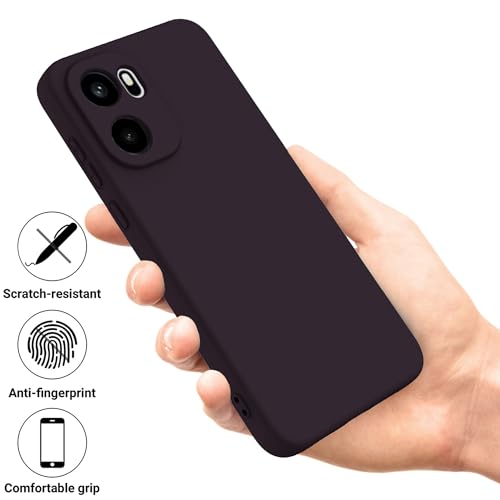 Image of FIRST MART Matte Silicone Back Cover for OnePlus 15R - Purple