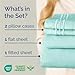 King Size 4 Piece Sheet Set - Comfy Breathable & Cooling Bed Sheets Set - Hotel Luxury Bedding for Women, Men, Kids, Teens, Boys & Girls - Deep Pockets, Ultra-Soft, Wrinkle Free - Oeko-Tex - Spa Blue