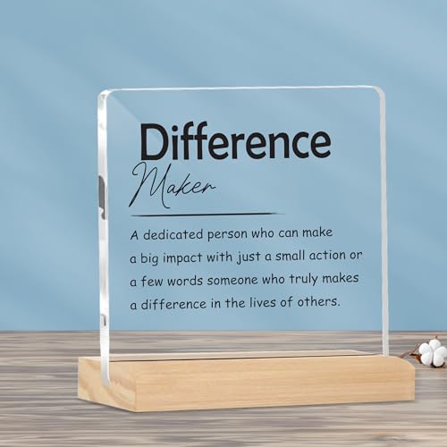 Image of Giftplease Mentor Plaque with Wooden Stand Personalized Gift for Mentor, Coach, Teacher, Appreciation Keepsake, Clear Desk Decor, Inspirational Thank You Gift, Office Table Display MP 77