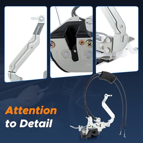Image of Front Left Door Latch Actuator Compatible with Toyota Sequoia 2001-2007 | Front Driver Left Door Lock Actuator for Sequoia 01-07, Tundra Double Cab 2005-2006 Replaces 69303-0C010 69304-0C010
