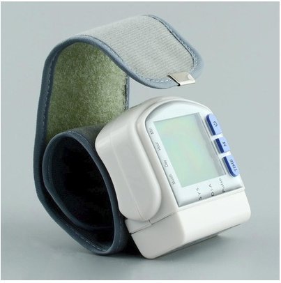 Technuv CK-102S Blood Pressure Monitor with cuff wrapped