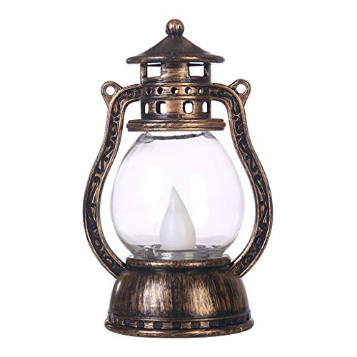 BurBurly Halloween Ornament Small Oil Lamp Hanging Retro Lights Holiday Party Atmosphere Lamp 5.31 x 2.55 inch