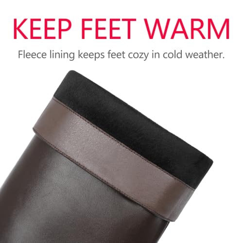 Image of Easyfox Knee High Boots Women Pointed Toe Stiletto Heel Tall Boots