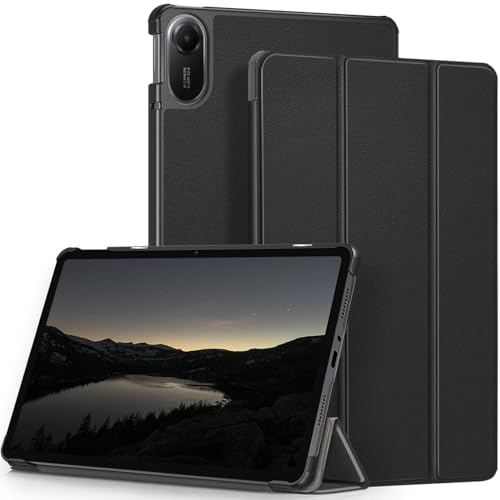 HEISHAYU Funda para Xiaomi Redmi Pad 2 /Pad2 4G 11 Pulgadas Tablet 2025, Case con Auto Reposo/Activación, Negro