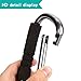 Funbliss Stroller Hooks by Baby，2 Pack Convenient Organizer Hook Bag Clips to Diaper Bags Clothing,Purses,Groceries,Great Hook Set for Mommy When Walking or Shopping Black