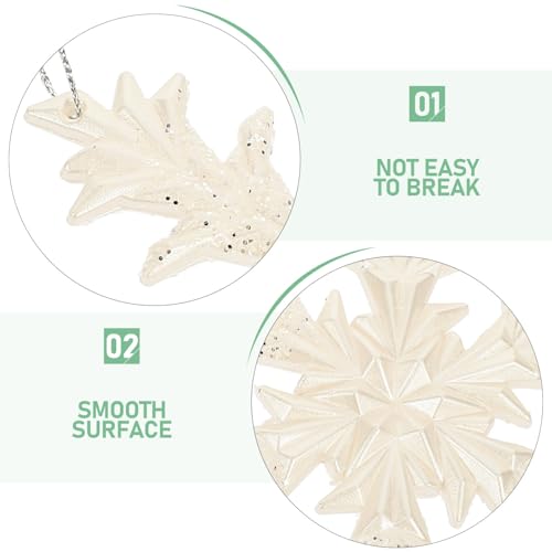 Cabilock Enfeites De Floco De Neve Encantos De Floco De Neve Pingentes Pendurados Para Decorações De