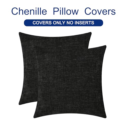 image for CaliTime Throw Pillow Covers Decorative 26 X 26 Inches Pack of 2 Cozy 