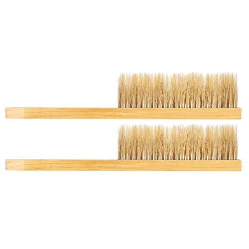 2Pcs-Wooden-Bee-Brush-157-x-31-x-08in-Double-Row-Pig-Bristles-Brush-for-Beekeepers-Beehive-Brush-Supplies-with-Wood-Handle-for-Beehive-Box-Frame
