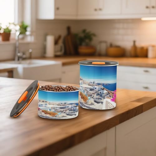 Recipiente para café hermético de acero inoxidable 30oz miniatura 6
