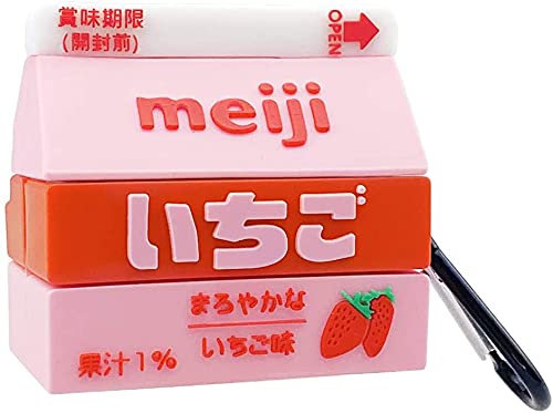 Amazon.com: Soft Silicone Pink Strawberry Flavor Milk Drink Case