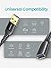AINOPE 2 Pack USB Extensions Cable High Speed USB 3.0 Extension Cord Type A Male to Female Sturdy Braided Material Fast Data Transfer Compatible with USB Keyboard,Mouse,Flash Drive,Black,6.6FT+6.6FT