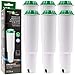 6x FilterLogic CFL-801B - Cartucho de filtro reemplaza JURA Claris WHITE no. 60209 / 68739 / 62911 - para Jura Cafetera automática / Máquina de café espresso - Filtro de agua