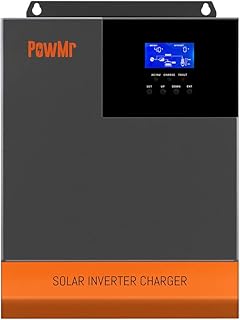 Pruie 5.6kw multifuncional inversor solar onda senoidal pura inversor 80a controlador solar inversor solar misto portátil inversor solar