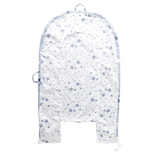 Image of HOUSEYUAN Infant Baby Lounger Replaceable Cover co-Sleeping Newborn Baby Nest Backup Cover Breathable Machine Washable (Blue Star)