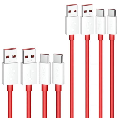 Jelanry 4-Piece USB-C Cable Set for OnePlus Dash Charging