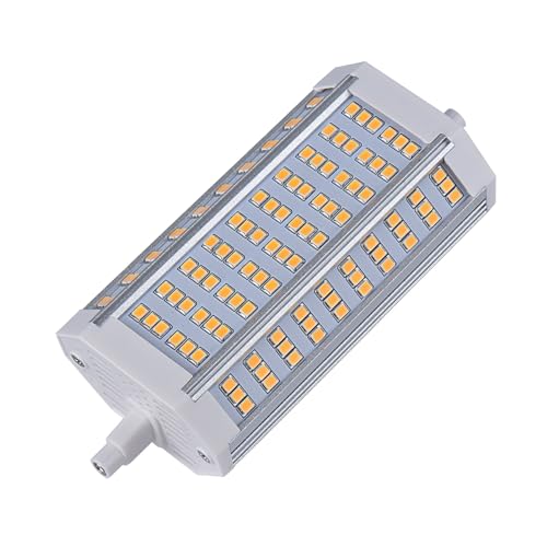 HuZhouChen R7S 135mm lámpara led 40W 4852lm R7S bombilla LED, no regulable, para lámparas de paisaje y de pie(Cold white)