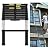 Telescoping Ladder,12.5 FT Multi-Purpose Collapsible Telescopic Extension Ladders, Aluminum telescoping Ladder Ideal for Home, RV, and Outdoor Work Black, 370 lbs Capacity w/Non-Slip Feet