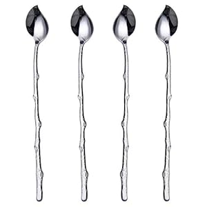 HISSF Twig Leaf Dessertlöffel 4er-Set