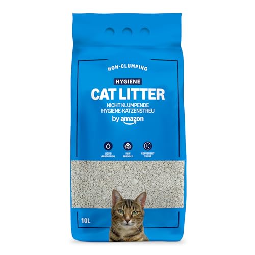 by Amazon Lettiera Igienica per Gatti senza Agglomerante, 10L