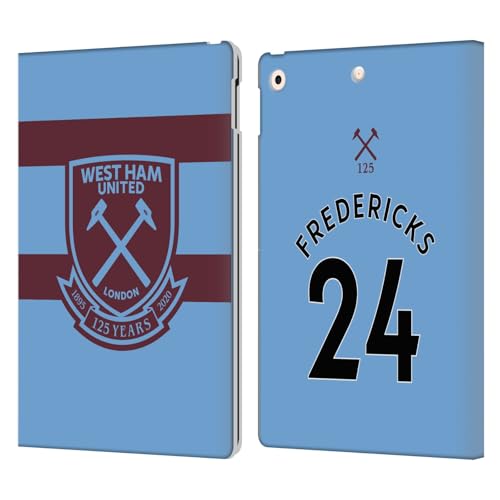 Protection iPad 10.2 West Ham United étui cuir Ryan Fredericks housse tablette