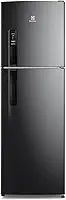 Electrolux Geladeira Electrolux Frost Free 400L AutoSense Duplex Black Inox Look (TF44B) 127V