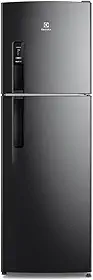 Electrolux Geladeira Electrolux Frost Free 400L AutoSense Duplex Black Inox Look (TF44B) 127V