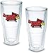 Tervis Made in USA Double Walled Illinois State Redbirds Insulated Tumbler Cup Keeps Drinks Cold & Hot, 16oz 4pk, Emblem