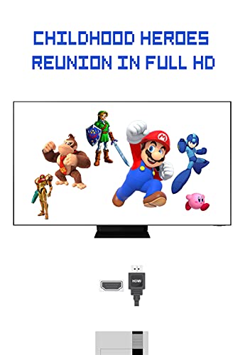 Sonicon Preloaded NES Classic Edition Mini Retro Console Compatible with Nintendo NES, Super Nintendo, Sega Genesis Emulator, Full Collection of NES & SNES Games HDMI 1080P (NES, 6000 Games) - Thumbnail 6