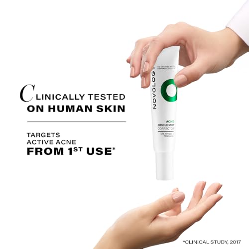 Image of Novology Acne Spot Corrector Gel | For Active Acne, Pimples, Whiteheads | 30g