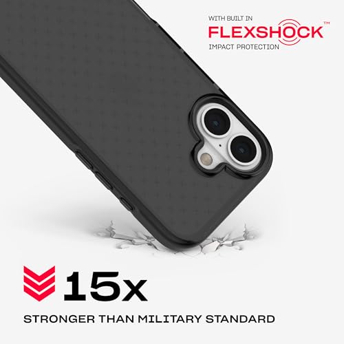 Image of Tech21 EvoCheck for iPhone 16 - Impact Protection Case - in Smokey
