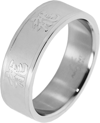 Preisvergleich Produktbild Akzent Unisex-Ring Edelstahl Gr.62 (19.7) 001150062005