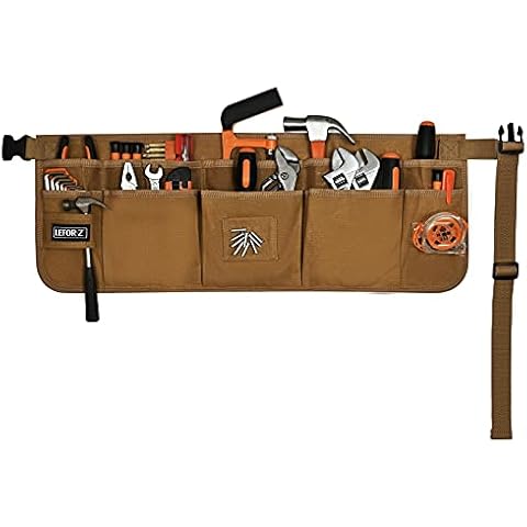 LEFOR·Z Heavy Duty Tool Belt with 13 Pockets Cover