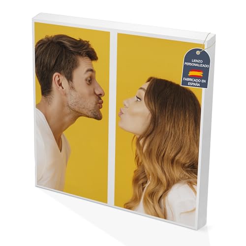 Cuadro personalizado con Foto. Lienzo personalizado con Foto. Regalos personalizados para Mujer. Cosas Personalizadas para Regalar. Cuadros Personalizados con Foto. Collage Fotos con 2 VERTICALES