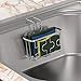 Simple Houseware Kitchen Sink Caddy Organizer for Brush Sponge Holder, Chrome