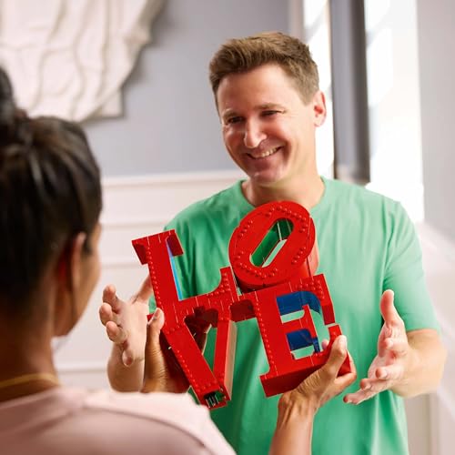 Image of LEGO Art Love, Gift for Couples and Home Decor Idea 31214 Building Blocks for 18+ Gift