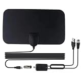 Antena Interior Digital HD 360 Graus com Amplificador de Sinal