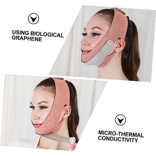Bande de modelage du visage v sangle anti-âge mentonnière anti double menton compacte - 3