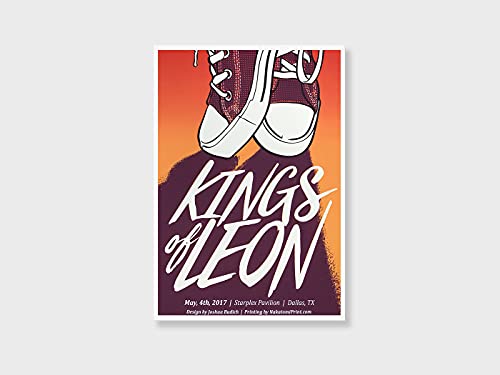 Kings of Leon Print - Kings of Leon Artwork - Kings of Leon Poster - Music Art - Wall Art - Kings of Leon Rock Band - Kings of Leon concert 2017 (Small (11x14 inches))