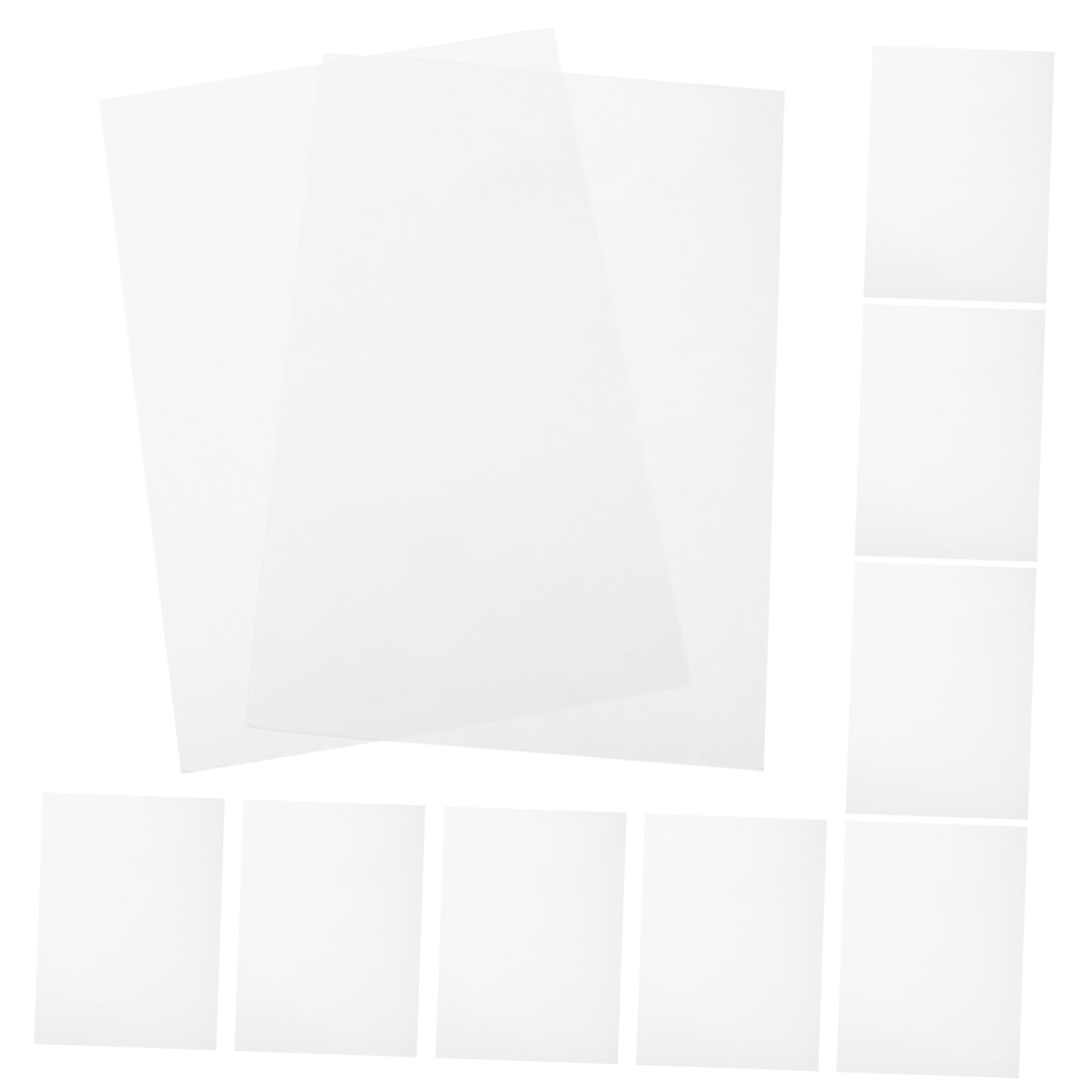 A4 Druckerpapier Weiß 100 Blatt, Dickes Papier für Kopien | Glatte Oberfläche, Mehrzweck für Zeichnungen, Unbedruckt für Laserdrucker