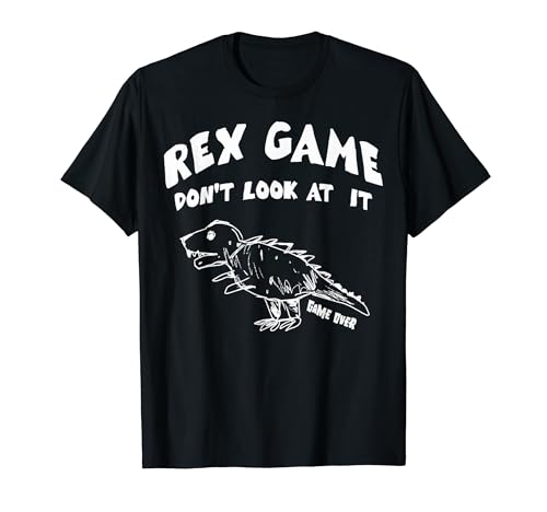Rex Game Dont Look At It Funny T-Rex Dinosaur T�V���c