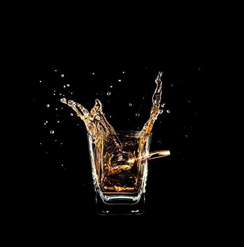 Barbuzzo Last Man Standing - Bullet Whiskey Glass - Durable Hand Blown Glass - Hand Sculpted With A Faux 50 Caliber Bullet - Great Man Gift And Addition To The Man Cave - Holds 10 Ounces #TOP4