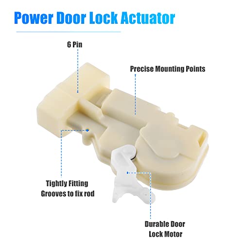 Image of X AUTOHAUX Front Left Side Door Lock Actuator Motor for Toyota Celica 2000-2005 69040-20550