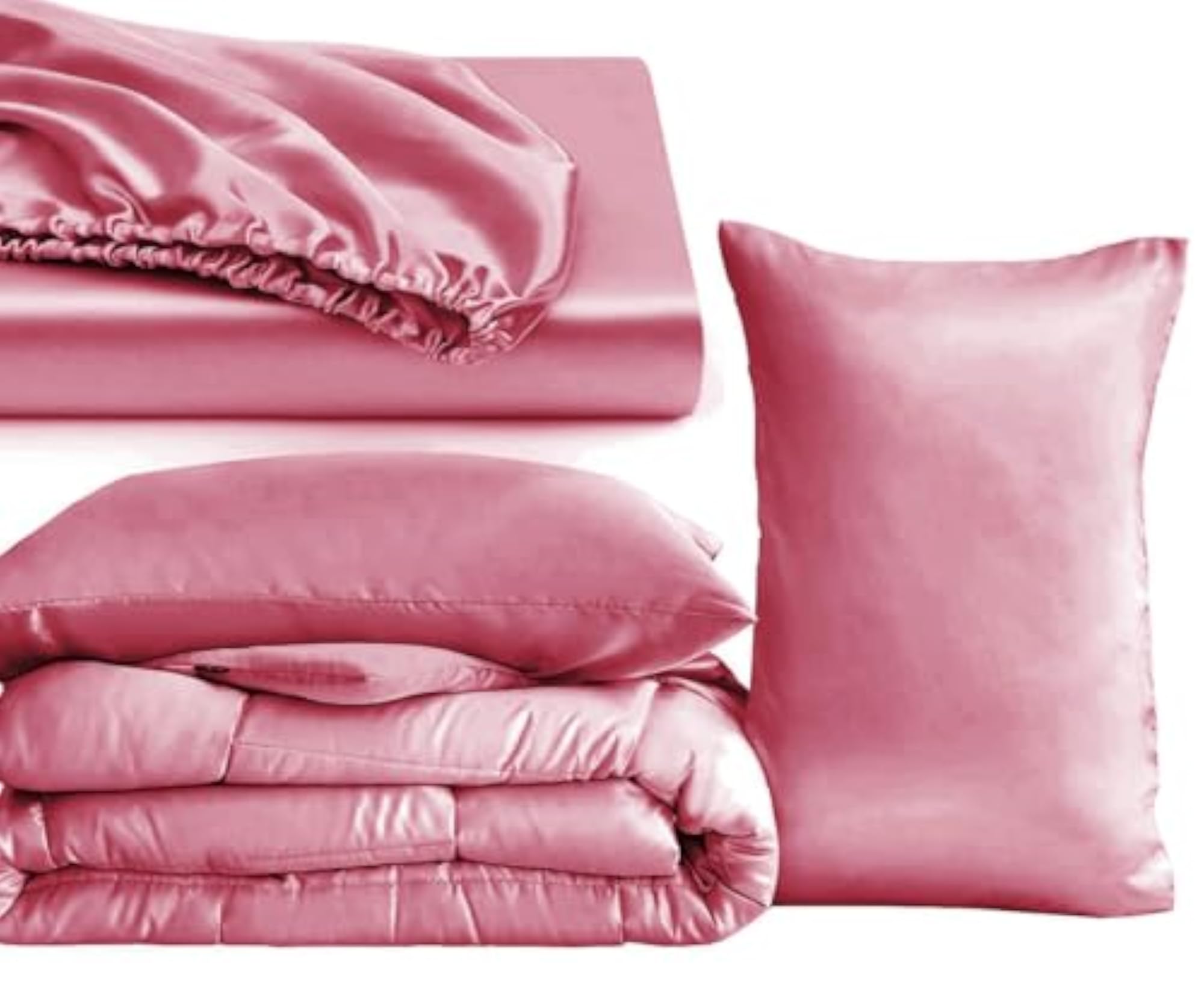 300 TC Satin Silk AC Comforter Set King Size