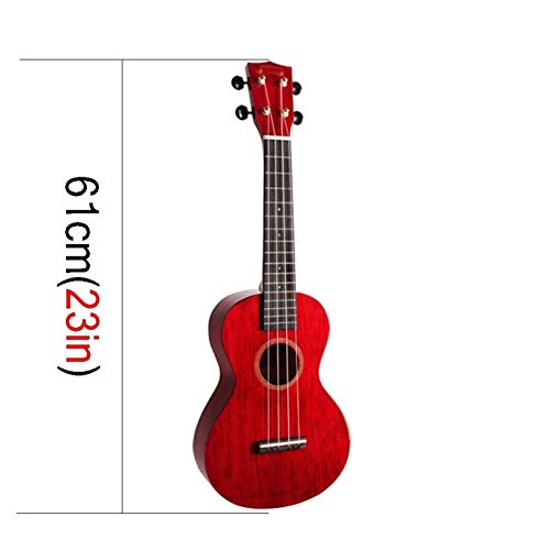Ukuleles Ukulele Mahogany 23 inch with Ukulele Set Strap Nylon String Tuner 23 inch Original Four-String Small Guitar - Les Beatles, Paul McCartney, John Lennon, RIngo Starr, George Harrison Ukuleles Ukulele Mahogany 23 inch with Ukulele Set Strap Nylon String Tuner 23 inch Original Four-String Small Guitar – Image 3
