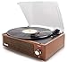 Produktbild LAUSON XN092 Plattenspieler Eingebauten Lautsprechern | 33/45/78 | USB | Record Player Vintage | Plattenspieler Bluetooth | RCA | Aux-In | Inklusive Ersatznadel (Holz)