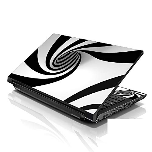 Image of LSS Laptop 15 15.6 Skin Cover with Colorful Tornado Swirl Pattern for HP Dell Lenovo Apple Asus Acer Compaq - Fits 13.3 inch 14 inch 15.6 inch 16 inch (2 Wrist Pads Free)