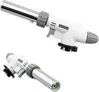 Maçarico Culinário Profissional Portátil Gás Butano 1300°C - Regulagem Chama + Acendimento Automático - Multiuso Cozinha Gourmet